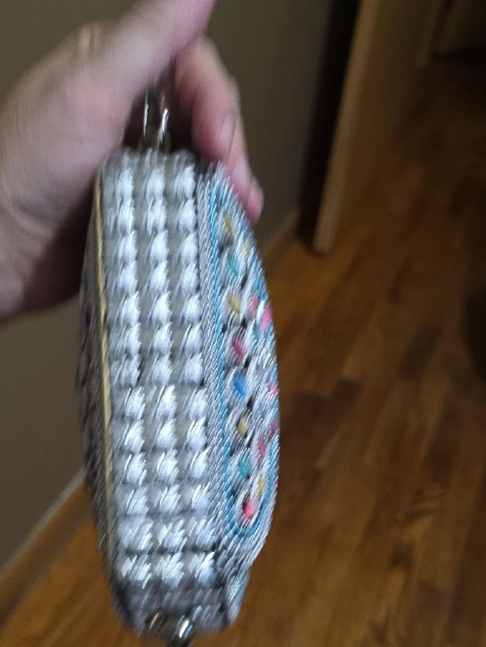 Ramla Multi-Color Embellished Round Crossbody Bag - Women